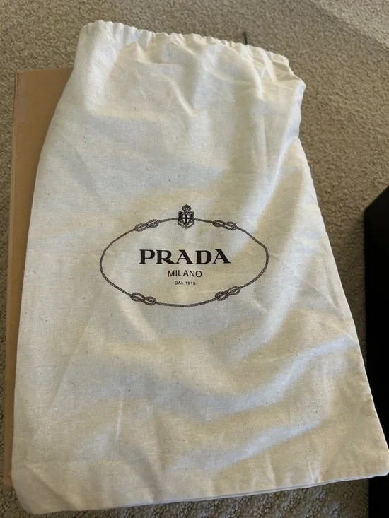 Prada Black Leather Espadrilles - Picture 3 of 7